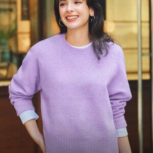 Uniqlo Purple Sweater 100% wool | Size Medium